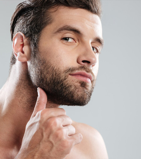 Beard and mustache